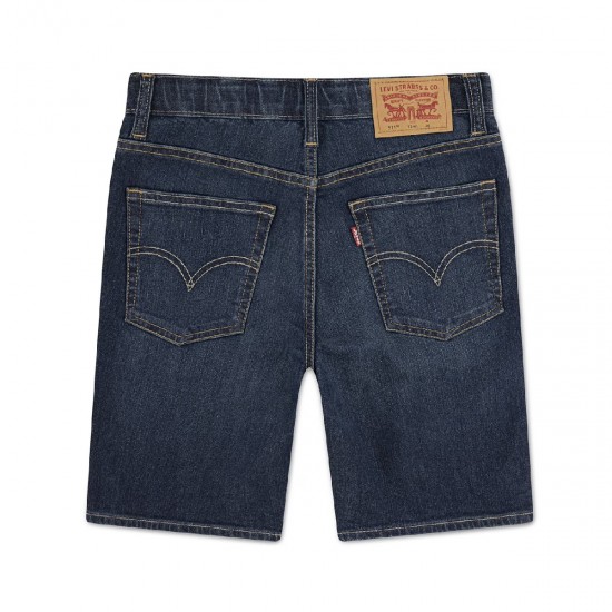 Levi’s Boys Slim Fit Denim Shorts – Stretch Cotton Classic Shorts - Medium Wash 