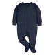 Gerber Baby 3-Pack Tonal Sleep ‘N Play Cotton Footed Pajamas with Zipper - Blue