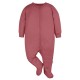 Gerber Baby 3-Pack Tonal Sleep ‘N Play Cotton Footed Pajamas with Zipper - Pink 