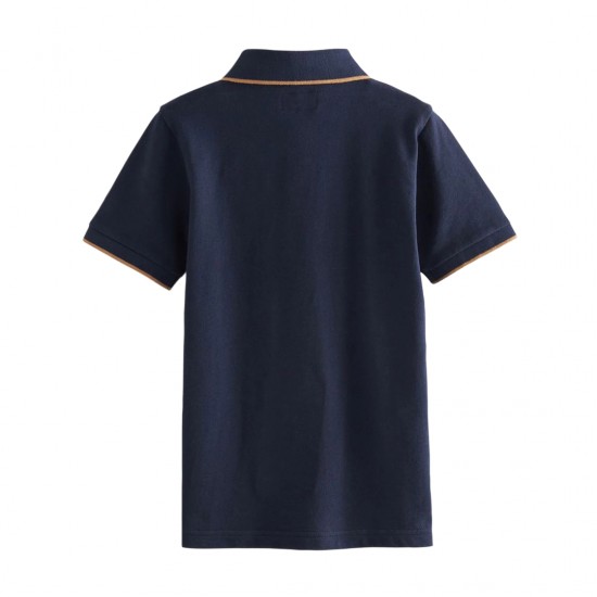 NEXT Boys Core Polo Shirt – Classic Button-Front Cotton Polo Tee