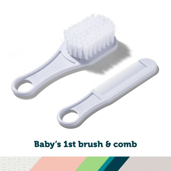 Safety 1st Baby Care Basics 4-Piece Infant Grooming & Health Set (White)