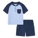 Levi’s Boys Raglan Henley Tee & Cargo Shorts Set (2-Piece Outfit)