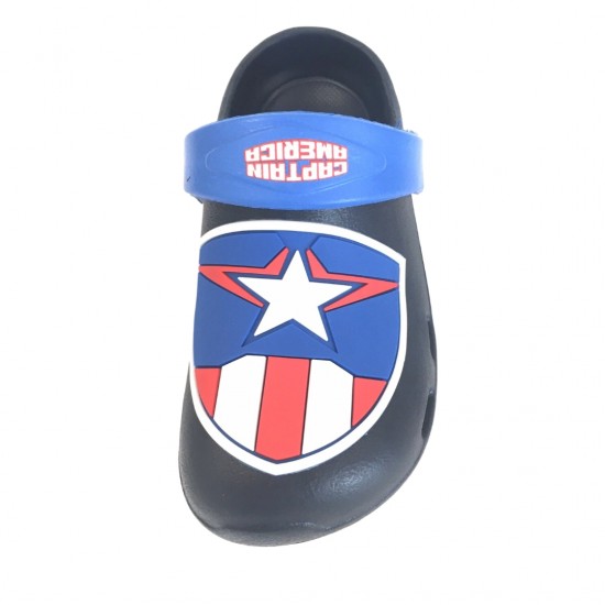Marvel Captain America Toddler Boys EVA Clogs – Lightweight Slip-On Sandals