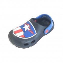 Marvel Captain America Toddler Boys EVA Clogs – Lightweight Slip-On Sandals