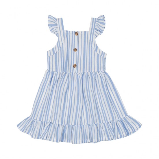 Little Lass Toddler Girls 2-Piece Dress & Jacket Set – Tank Dress with Butterfly Jacket - Anise Yellow