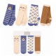 Hudson Baby 4-Pack Baby Knee High Socks – Animal Print Cotton Socks