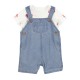 Carter’s Baby Boy 2-Piece Fire Truck Tee & Shortall Set – Grey