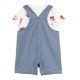 Carter’s Baby Boy 2-Piece Fire Truck Tee & Shortall Set – Grey