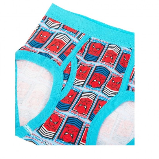 Marvel Spider-Man Boys 5-Pack Cotton Briefs – Superhero Character Underwear