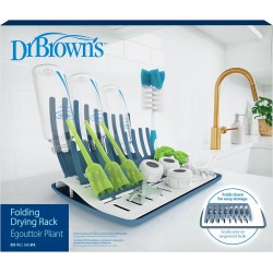Dr. Brown’s Folding Baby Bottle Drying Rack – Collapsible Countertop Drying Rack