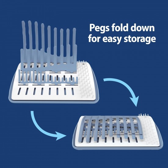 Dr. Brown’s Folding Baby Bottle Drying Rack – Collapsible Countertop Drying Rack Dr. Brown’s Folding Baby Bottle Drying Rack – Collapsible Countertop Drying Rack