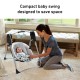 Graco Slim Spaces™ Compact Baby Swing – Tilden Gray Graco Slim Spaces™ Compact Baby Swing – Tilden Gray