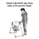 Graco Slim Spaces™ Compact Baby Swing – Tilden Gray Graco Slim Spaces™ Compact Baby Swing – Tilden Gray