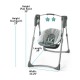Graco Slim Spaces™ Compact Baby Swing – Tilden Gray Graco Slim Spaces™ Compact Baby Swing – Tilden Gray