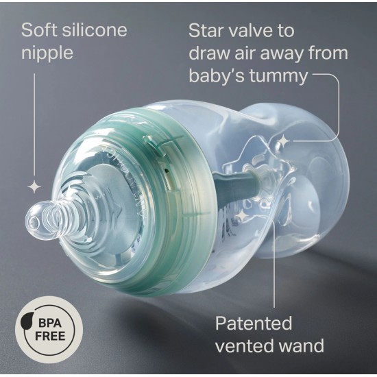 Tommee Tippee Advanced Anti-Colic Baby Bottle Starter Set – Complete Feeding Gift Set Tommee Tippee Advanced Anti-Colic Baby Bottle Starter Set – Complete Feeding Gift Set