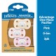 Dr. Brown’s Advantage™ One-Piece Silicone Pacifier 0–6 Months – BPA-Free Soother (3 Pack)
