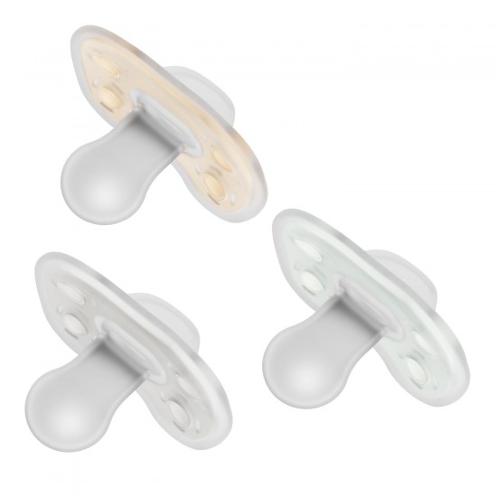 Dr. Brown’s Advantage™ One-Piece Silicone Pacifier 0–6 Months (3 Pack)