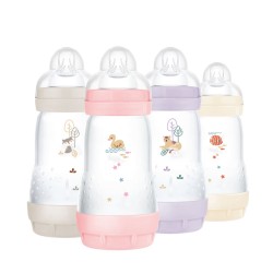 MAM Easy Start™ Self-Sterilizing Anti-Colic Baby Bottle Girl Multi – 260 ml x 4 Bottles 