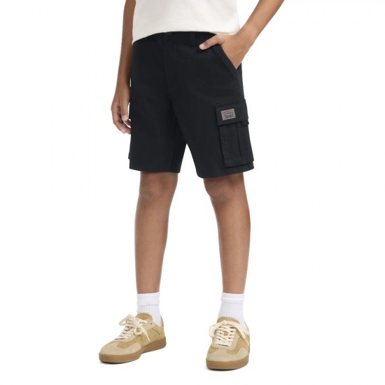 Levi’s® Red Tab™ Boys Traditional Twill Cargo Shorts - Jet Black Levi’s® Red Tab™ Boys Traditional Twill Cargo Shorts - Jet Black