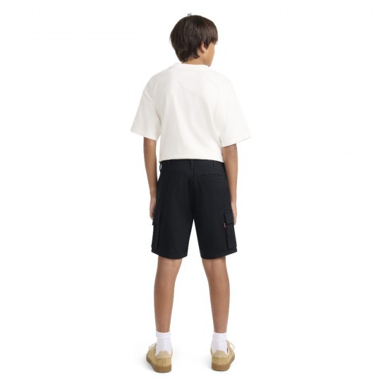 Levi’s® Red Tab™ Boys Traditional Twill Cargo Shorts - Jet Black Levi’s® Red Tab™ Boys Traditional Twill Cargo Shorts - Jet Black