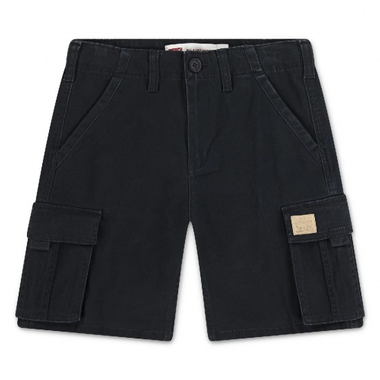 Levi’s® Red Tab™ Boys Traditional Twill Cargo Shorts - Jet Black Levi’s® Red Tab™ Boys Traditional Twill Cargo Shorts - Jet Black