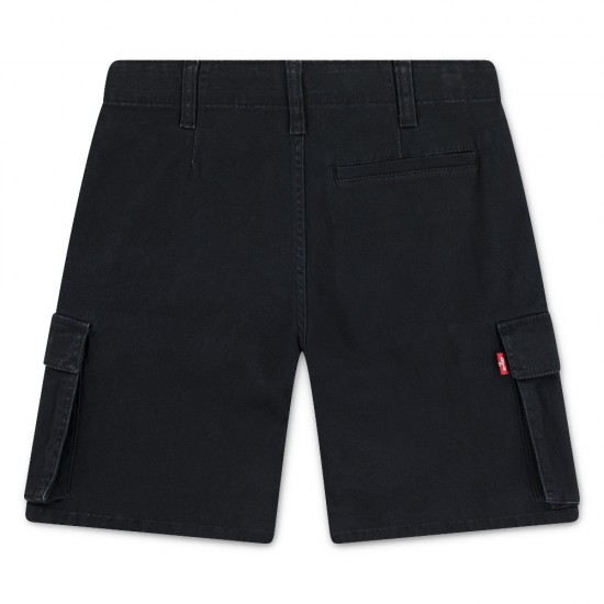 Levi’s® Red Tab™ Boys Traditional Twill Cargo Shorts - Jet Black Levi’s® Red Tab™ Boys Traditional Twill Cargo Shorts - Jet Black