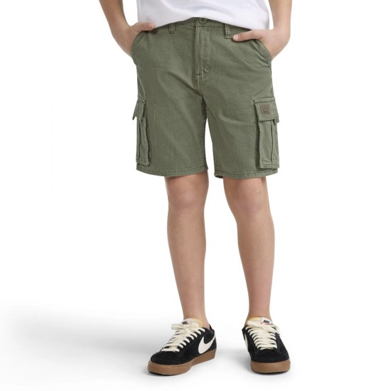 Levi’s® Red Tab™ Boys Traditional Twill Cargo Shorts - Green Levi’s® Red Tab™ Boys Traditional Twill Cargo Shorts - Green