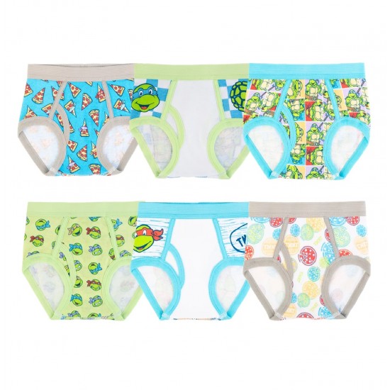 Teenage Mutant Ninja Turtles™ Toddler Boys Briefs – 6 Pack (Sizes 2T–4T) Teenage Mutant Ninja Turtles™ Toddler Boys Briefs – 6 Pack (Sizes 2T–4T)