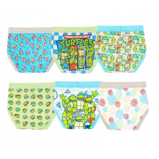 Teenage Mutant Ninja Turtles™ Toddler Boys Briefs – 6 Pack (Sizes 2T–4T) Teenage Mutant Ninja Turtles™ Toddler Boys Briefs – 6 Pack (Sizes 2T–4T)