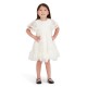 Kensie Girl Sequin Mesh Short Sleeve Dress – Ivory Silver (12 Months–3T) Kensie Girl Sequin Mesh Short Sleeve Dress – Ivory Silver (12 Months–3T)