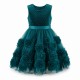 Girls Sparkle Velvet & Glitter Mesh Sleeveless Dress – Evergreen Girls Sparkle Velvet & Glitter Mesh Sleeveless Dress – Evergreen