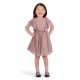 Girls Metallic Lurex Chiffon Sleeveless Dress – Mauve Girls Metallic Lurex Chiffon Sleeveless Dress – Mauve