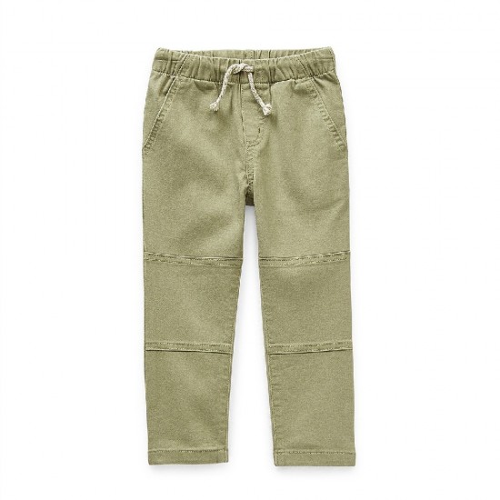 Okie Dokie Toddler & Little Boys Skinny Fit Twill Pants Okie Dokie Toddler & Little Boys Skinny Fit Twill Pants