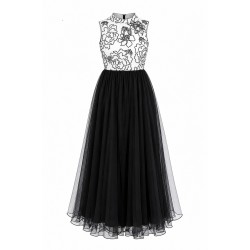 Speechless Big Girls Sleeveless Floral Maxi Dress – Ivory Black