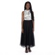 Speechless Big Girls Sleeveless Floral Maxi Dress – Ivory Black Speechless Big Girls Sleeveless Floral Maxi Dress – Ivory Black