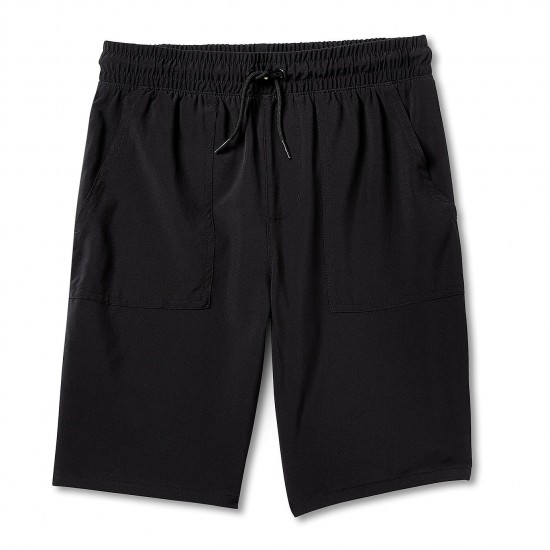 Thereabouts Little & Big Boys' Pull-On Hybrid Shorts – Black Thereabouts Little & Big Boys' Pull-On Hybrid Shorts – Black