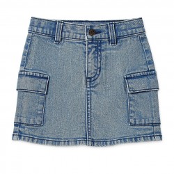 Okie Dokie Toddler Girls' Denim Skirt