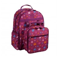 Duet Kids Backpack with matching lunch box by JWORLD - STARS