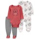 Carter's 3-Piece Baby Layette Set - Dog Design 