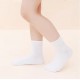 White Unisex Classic Crew Sock for Kids - 6 Pack by Sharp Edge 