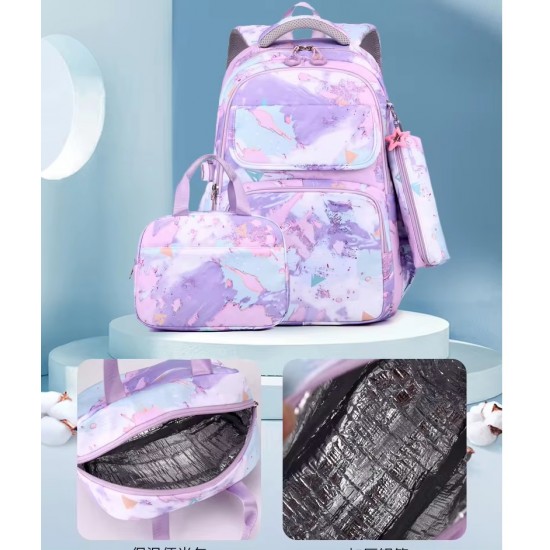 Boy or Girl School Bag with Lunch Bag and Pencil Case - 18 inches 