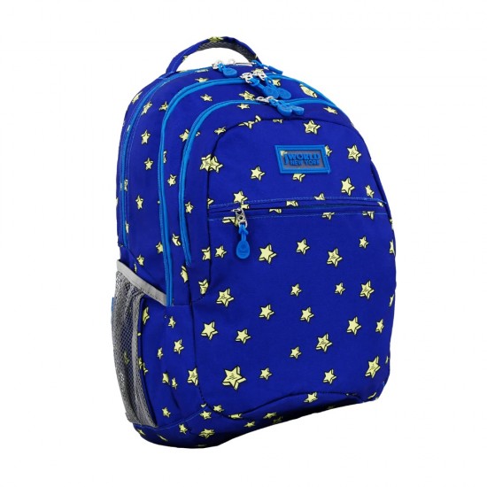 JWORLD Cornelia Laptop Backpack & Insulated Lunch Bag - Little Stars 