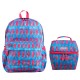  JWORLD Oz Daypack School Backpack & Lunch Bag Set - NORDIC 