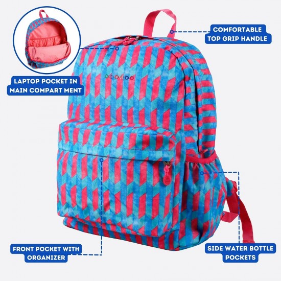  JWORLD Oz Daypack School Backpack & Lunch Bag Set - NORDIC 