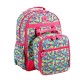 J WORLD Kids Backpack & Lunch Box Set - Duet Florets