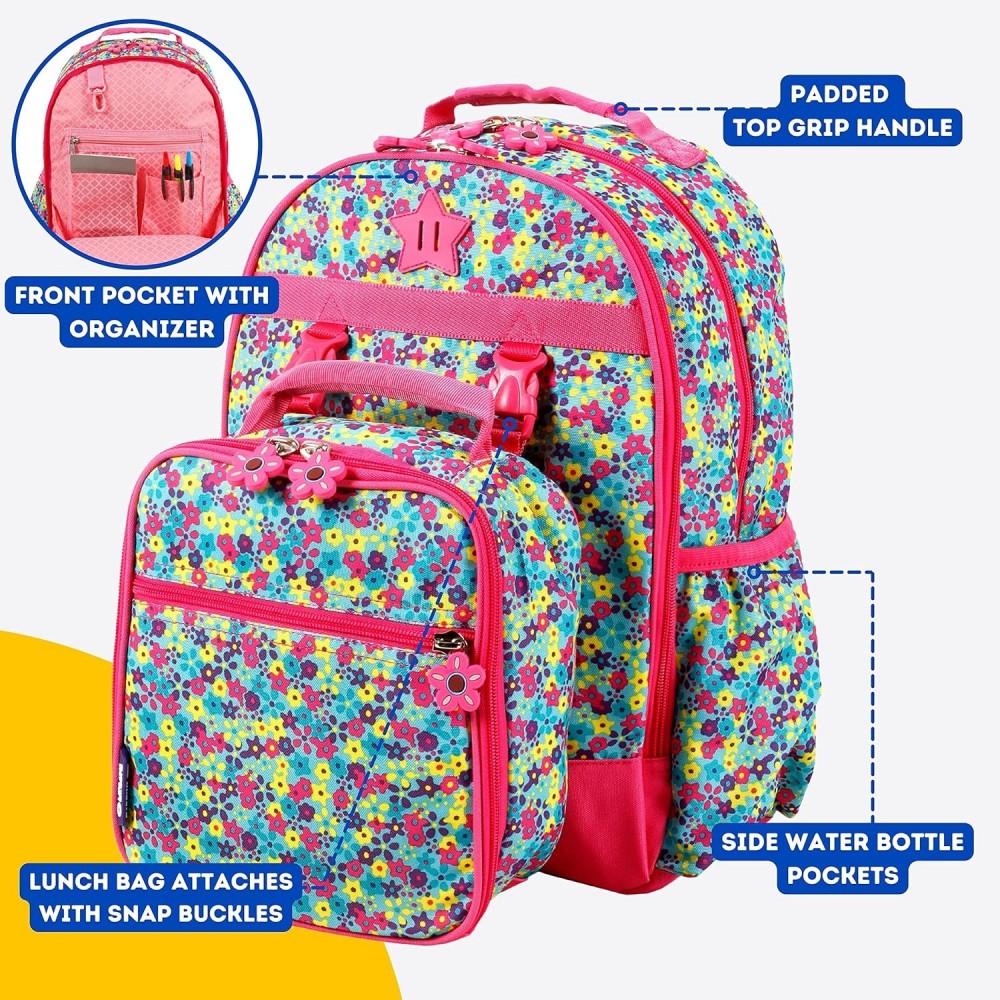 Backpack with detachable lunch box on sale