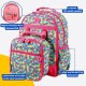 J WORLD Kids Backpack & Lunch Box Set - Duet Florets