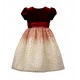 Girls  7-16 Velvet Glitter Mesh Dress 7-16