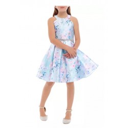 Girls 7-16 Mikado Bow Back Dress