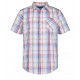 Tommy Hilfiger Boys 4-7 Short Sleeve Plaid Shirt - Fresh White 